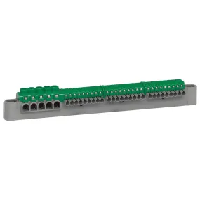 405055 Legrand - Bornier de terre connexions 5x25mm²+27x4mm²