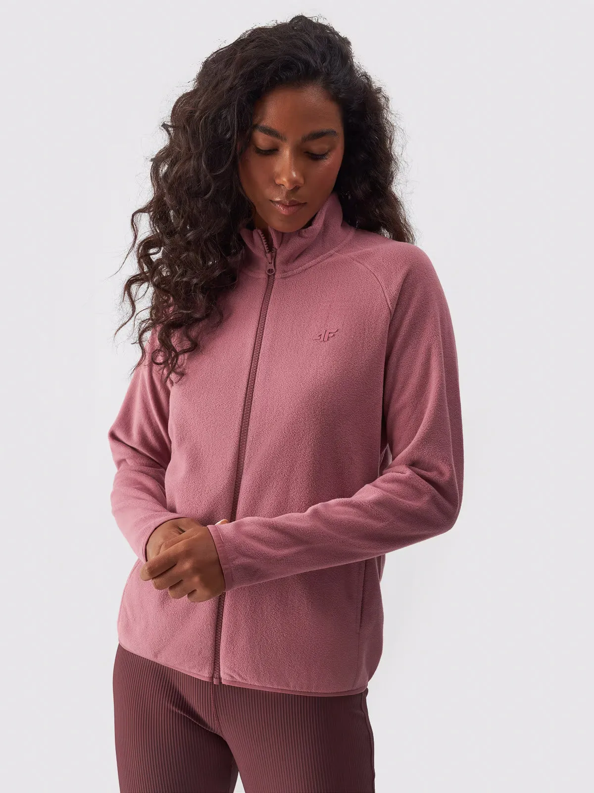 4F Veste polaire pour femme rose