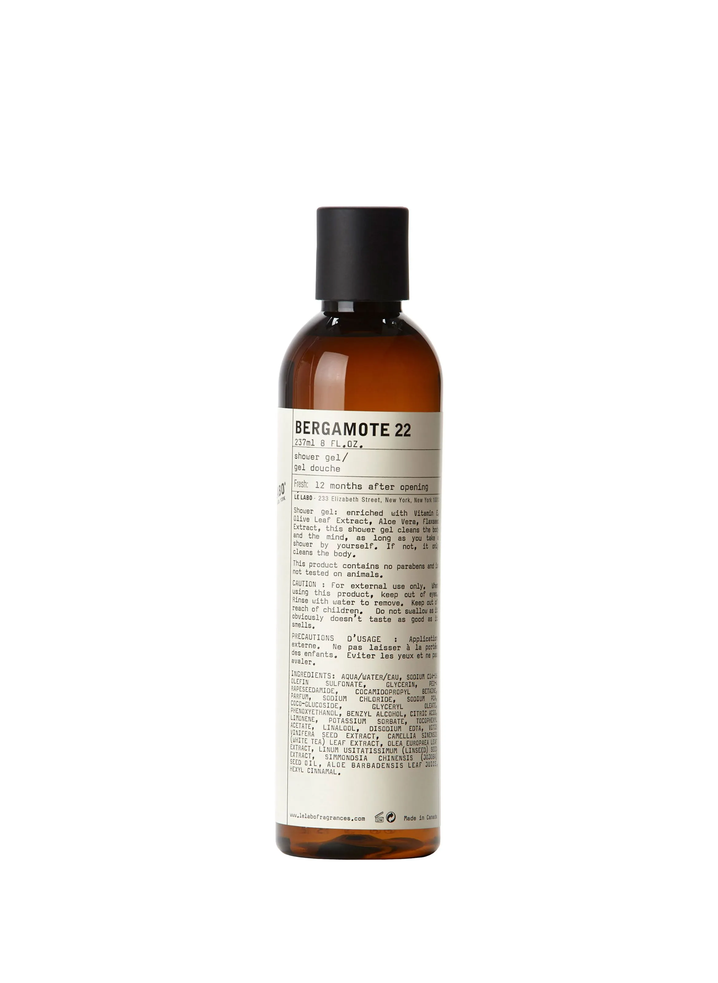 BERGAMOTE 22 GEL DOUCHE - LE LABO pour BEAUTé | Printemps
