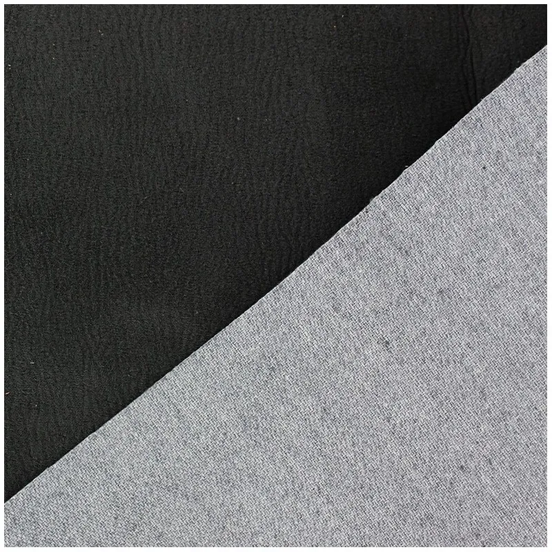 Black Texas Suede Fabric