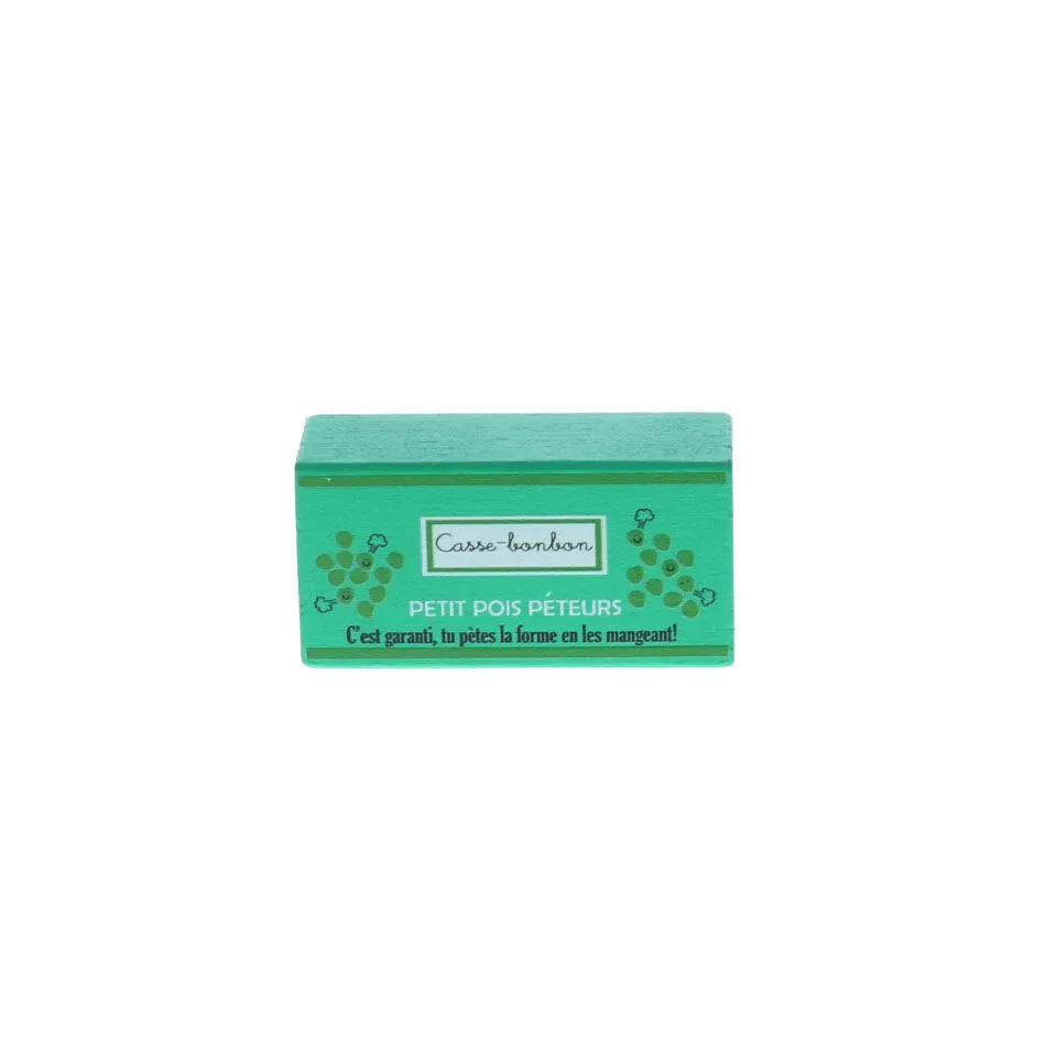 Bois Mercredi Patati - Le petit Souk petits pois conserve Casse-bonbon