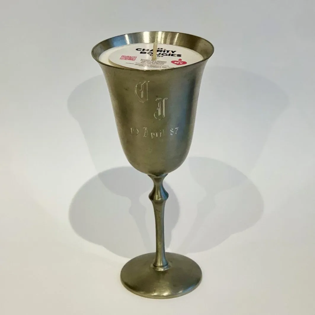 Metallic goblet