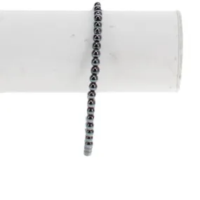 Bracelet à perles grises - femme 