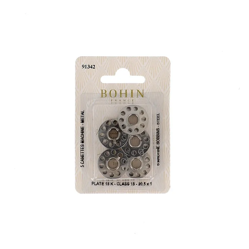 Flat Metal Bobbins BOHIN