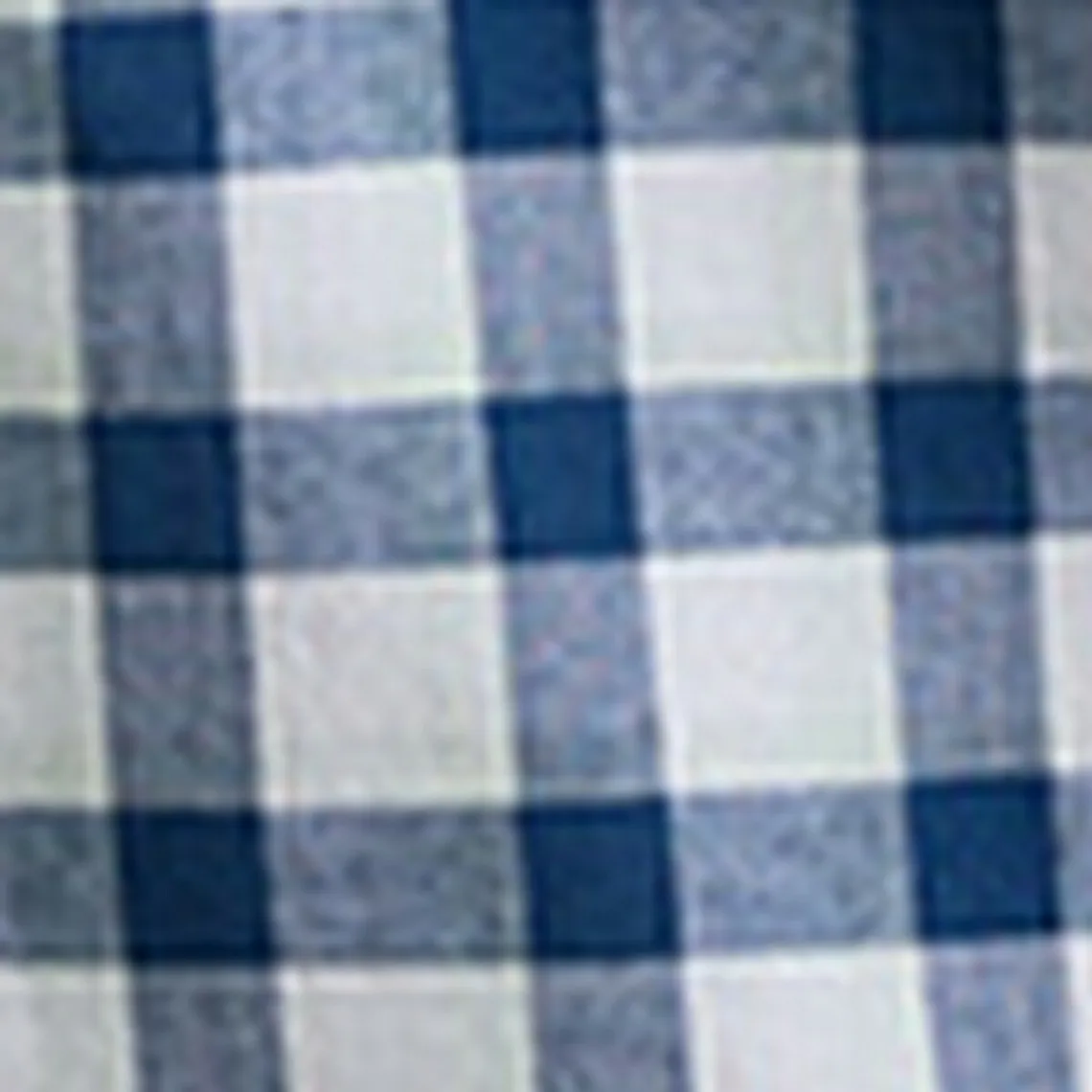 LEE Men's Blue Cotton Checkered Short-Sleeve Shirt by 3 Suisses