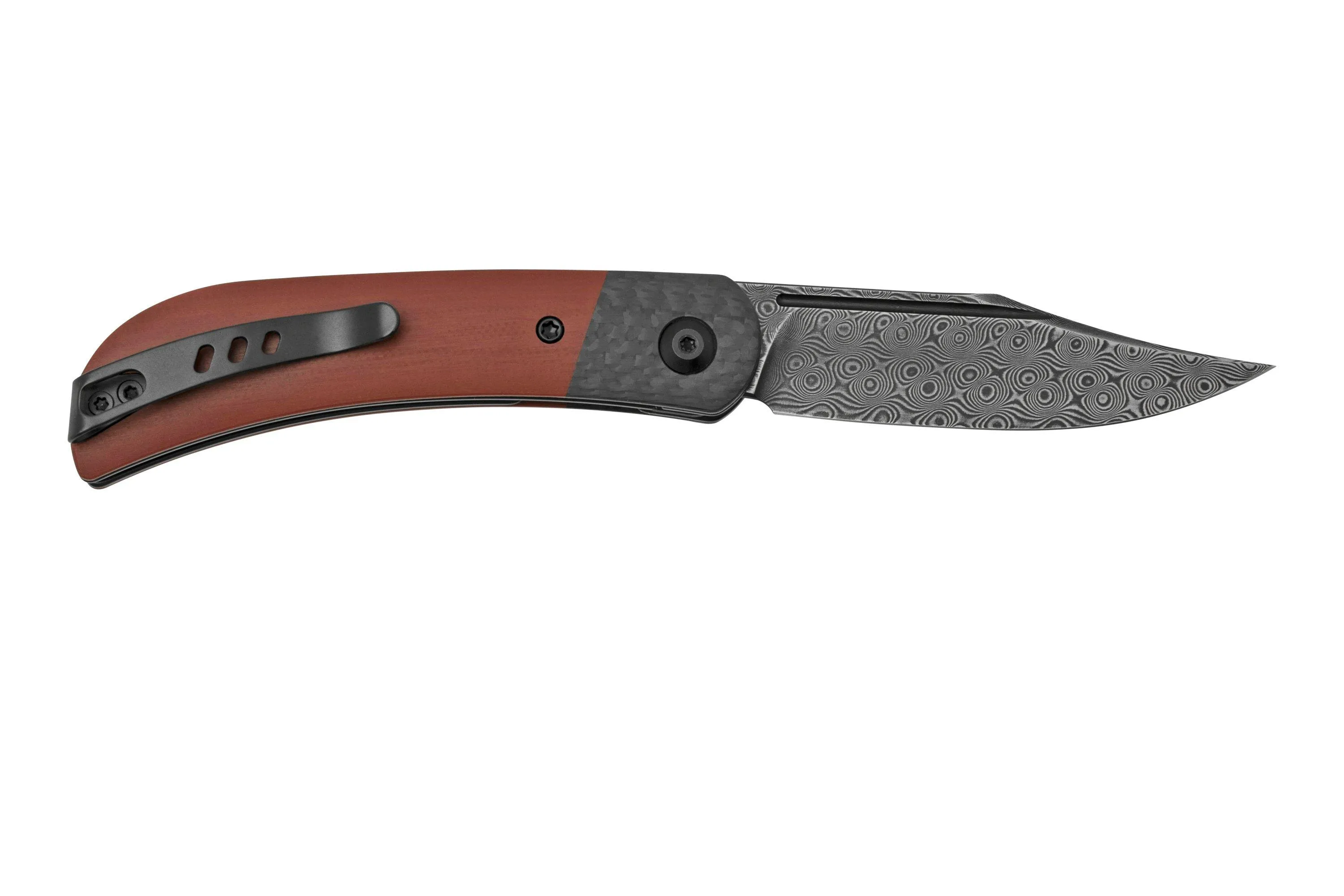 Civivi Appalachian Drifter 2 C19010C-DS4 Damascus, Burgundy G10 couteau de gentleman