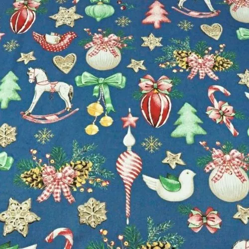 Cotton Christmas Fabric 50x80cm