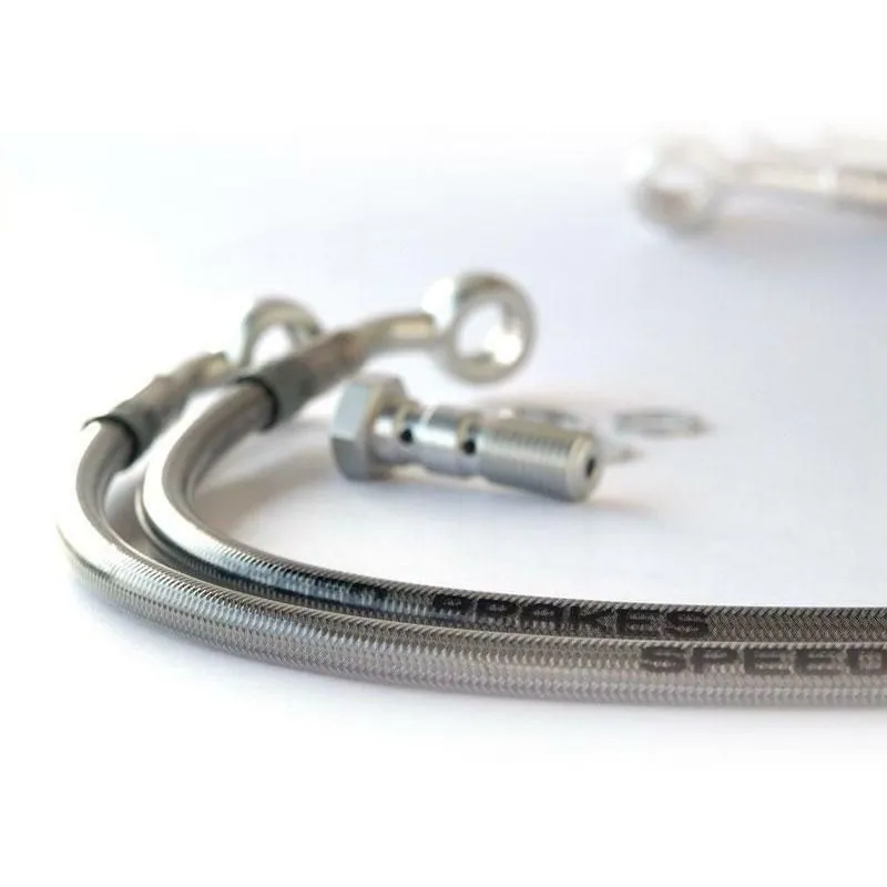 Durite de frein arrière SPEEDBRAKES inox / raccord or Honda CBR1000RR - piecemotoquad