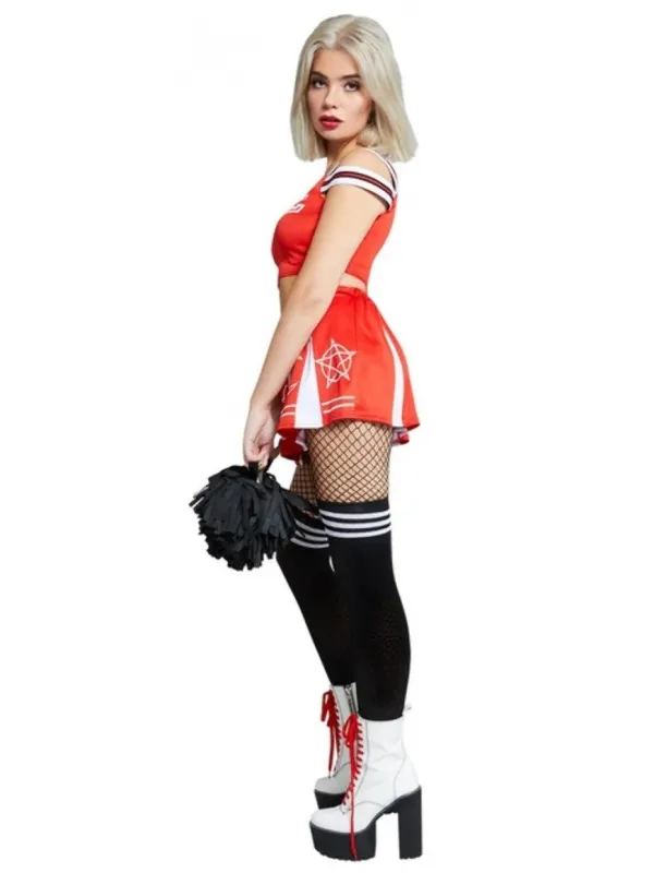Déguisement Halloween Sexy de Pom-pom Girl Diable pour Femme