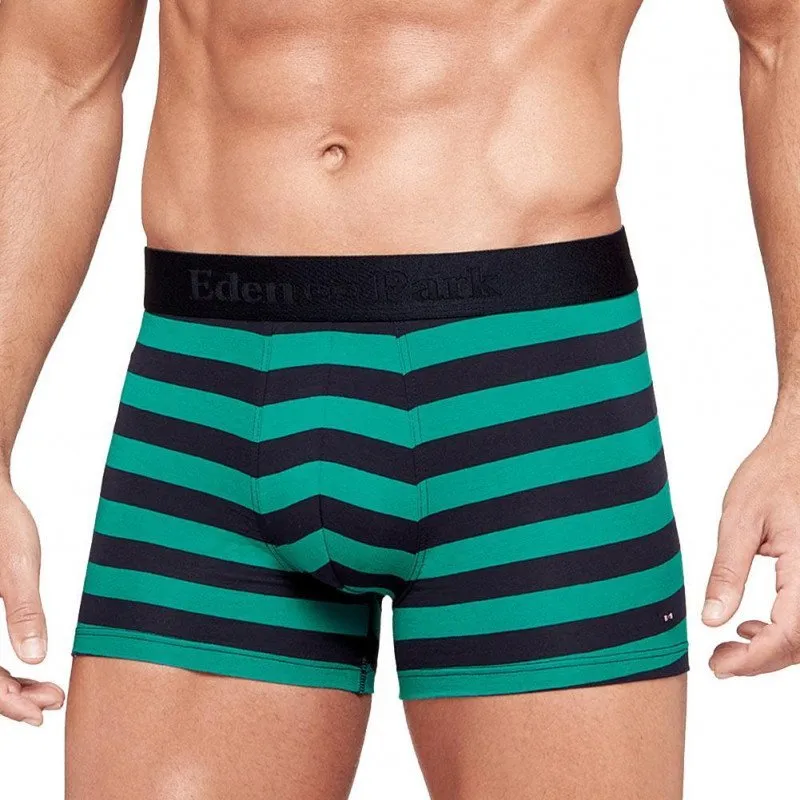 EDEN PARK Men's Cotton Boxer Shorts - Turquoise Island