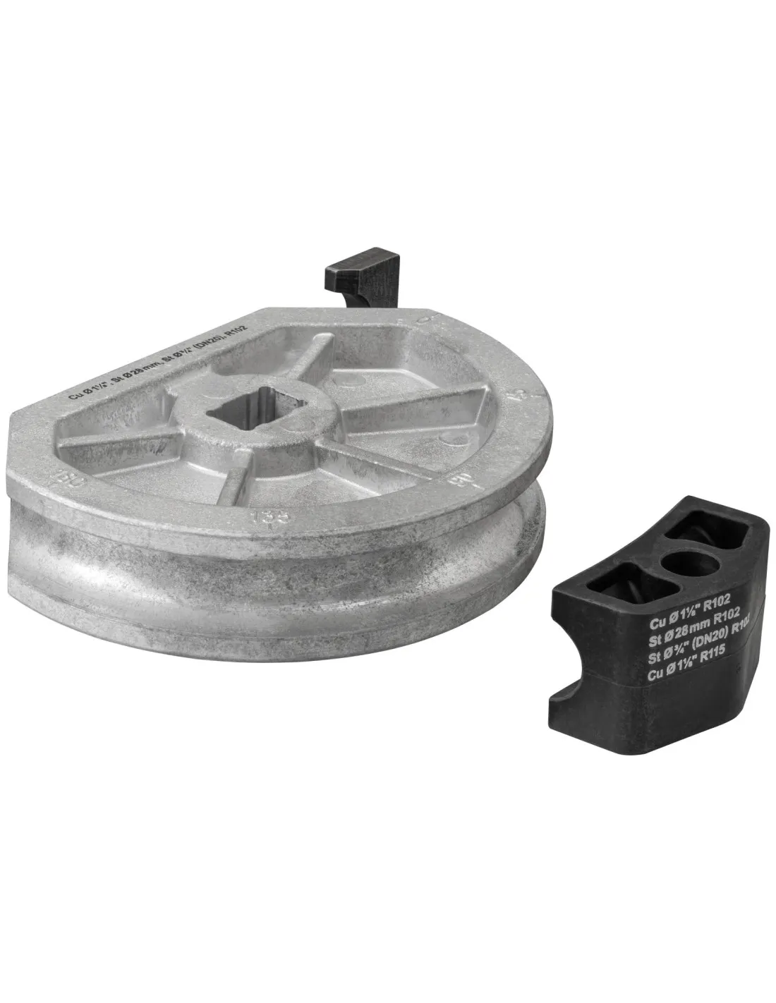 Forme de cintrage + Pièce coulissante Ø28, 3/4", 1 1/8" (28,6MM) R102 | 581260 - Rems