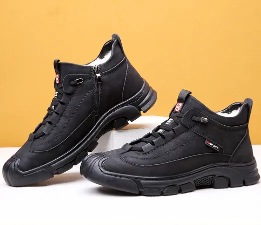 Francis | Baskets d'Hiver pour Homme avec Doublure en Fausse Fourrure