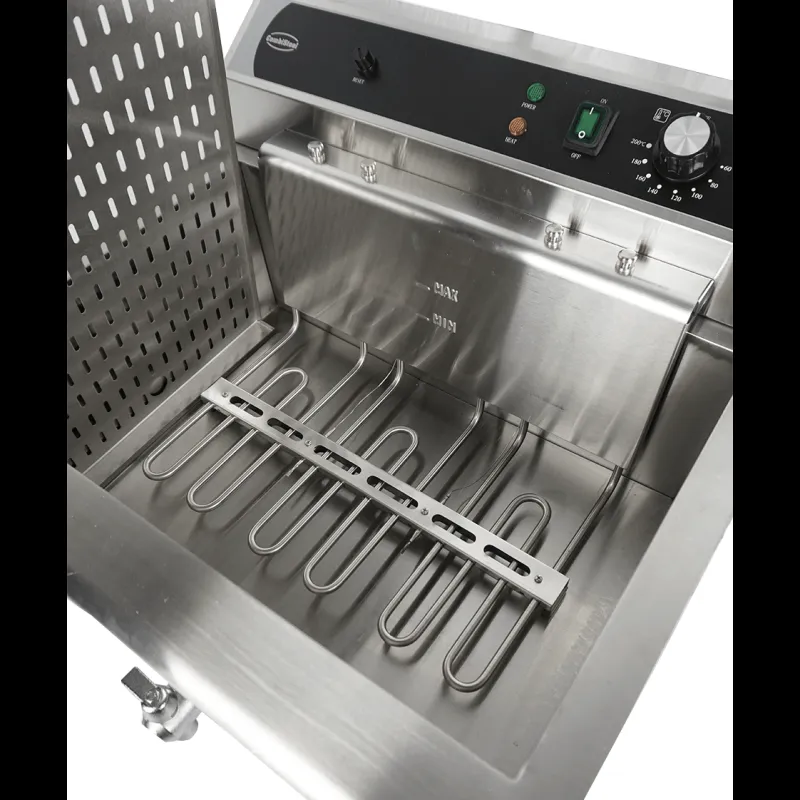 Friteuse Professionnelle avec Vanne de Vidange - 25 L - CombiSteel