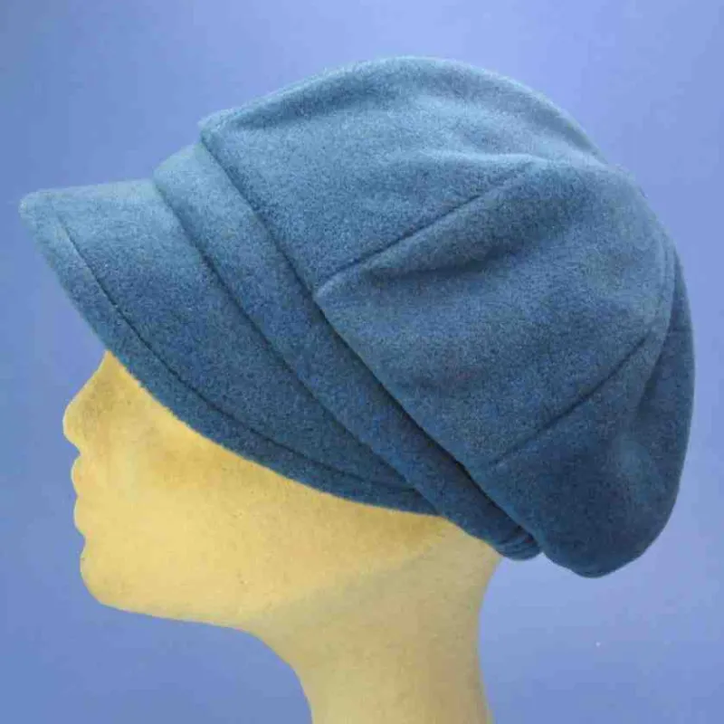 Gavroche small blue polar fleece plate | Women's cap