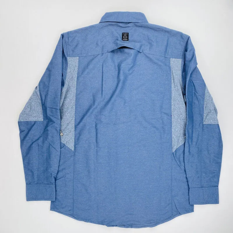 Hardloop Second-Hand Wrangler Men's Blue Mixed Material Shirt - M
