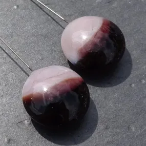 Headpins glass lampwork Murano glass pearl 4374