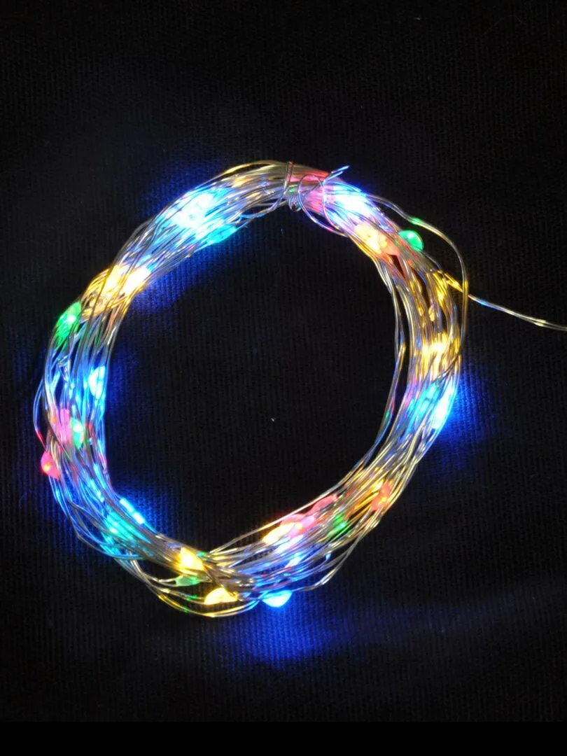 Interior Garland 20 LED Copper Wire Multicolor - Multicolored