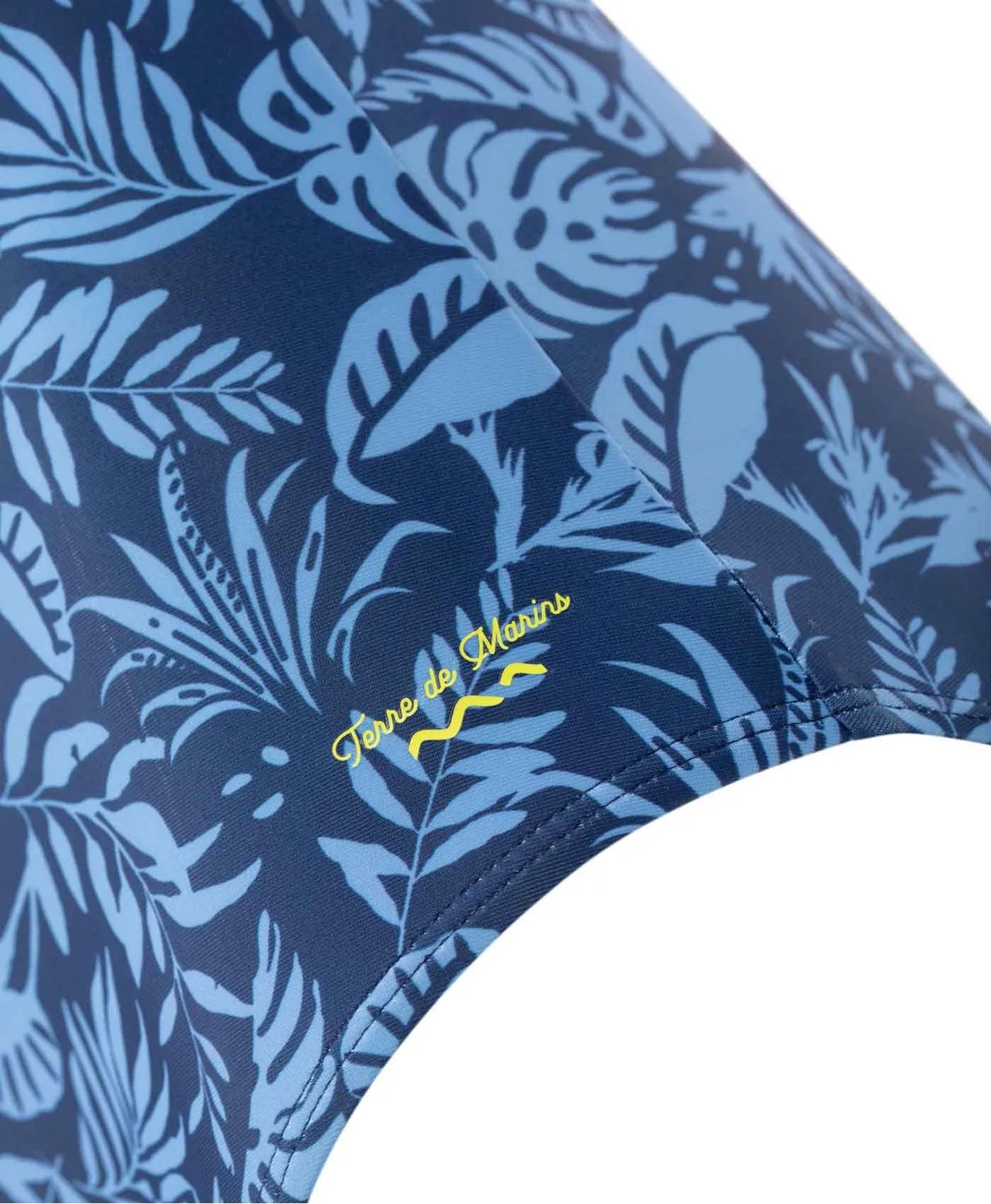 MAILLOT DE BAIN FOND MARINE IMP BLEU YLANAR