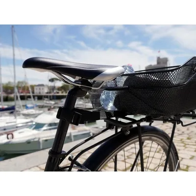 Metal bike rear basket