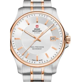 Montre unisexe Swiss Military SM30200.07, 39mm, 5ATM, argent