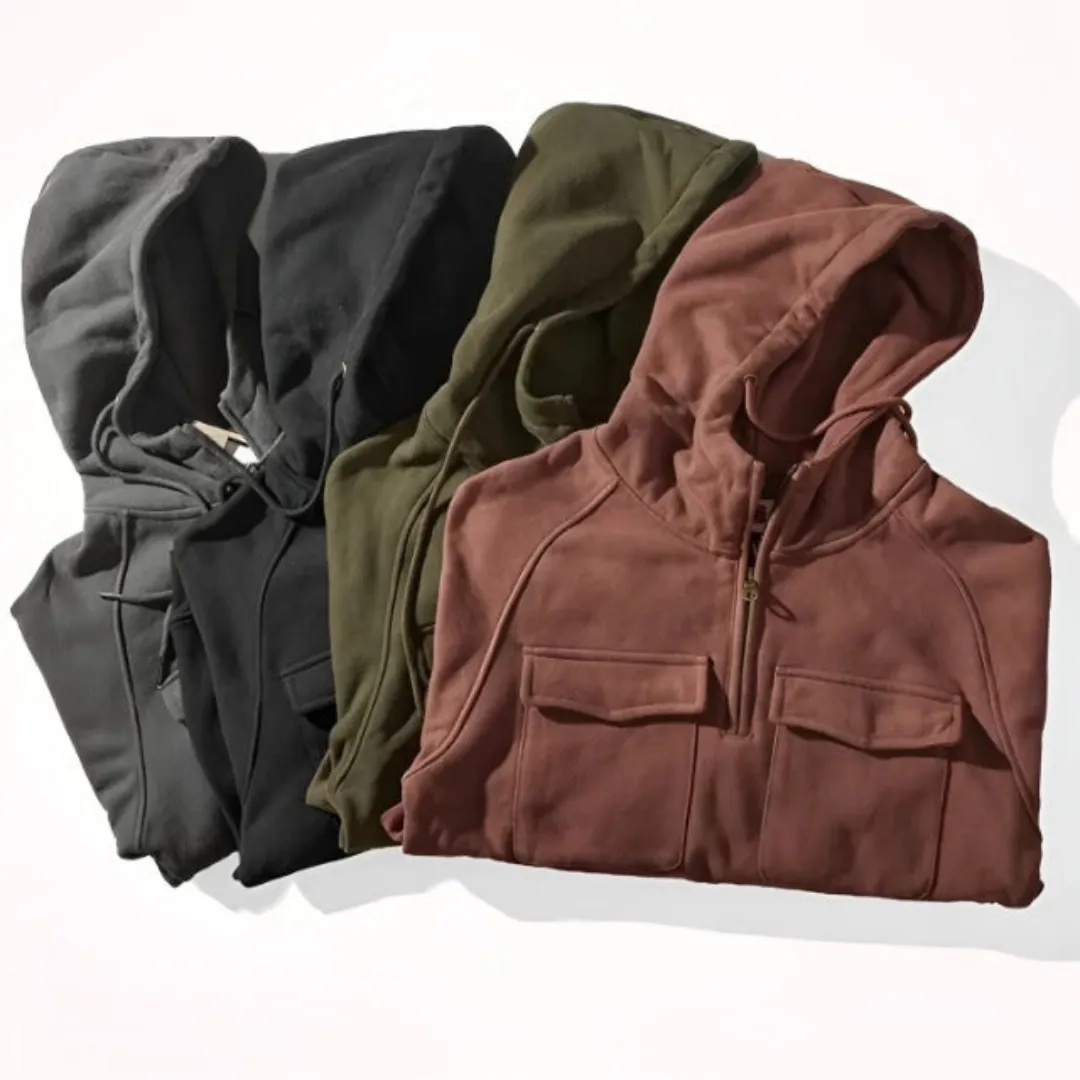 Oscar | Homme Sweat à Capuche d'Hiver | Décontracté