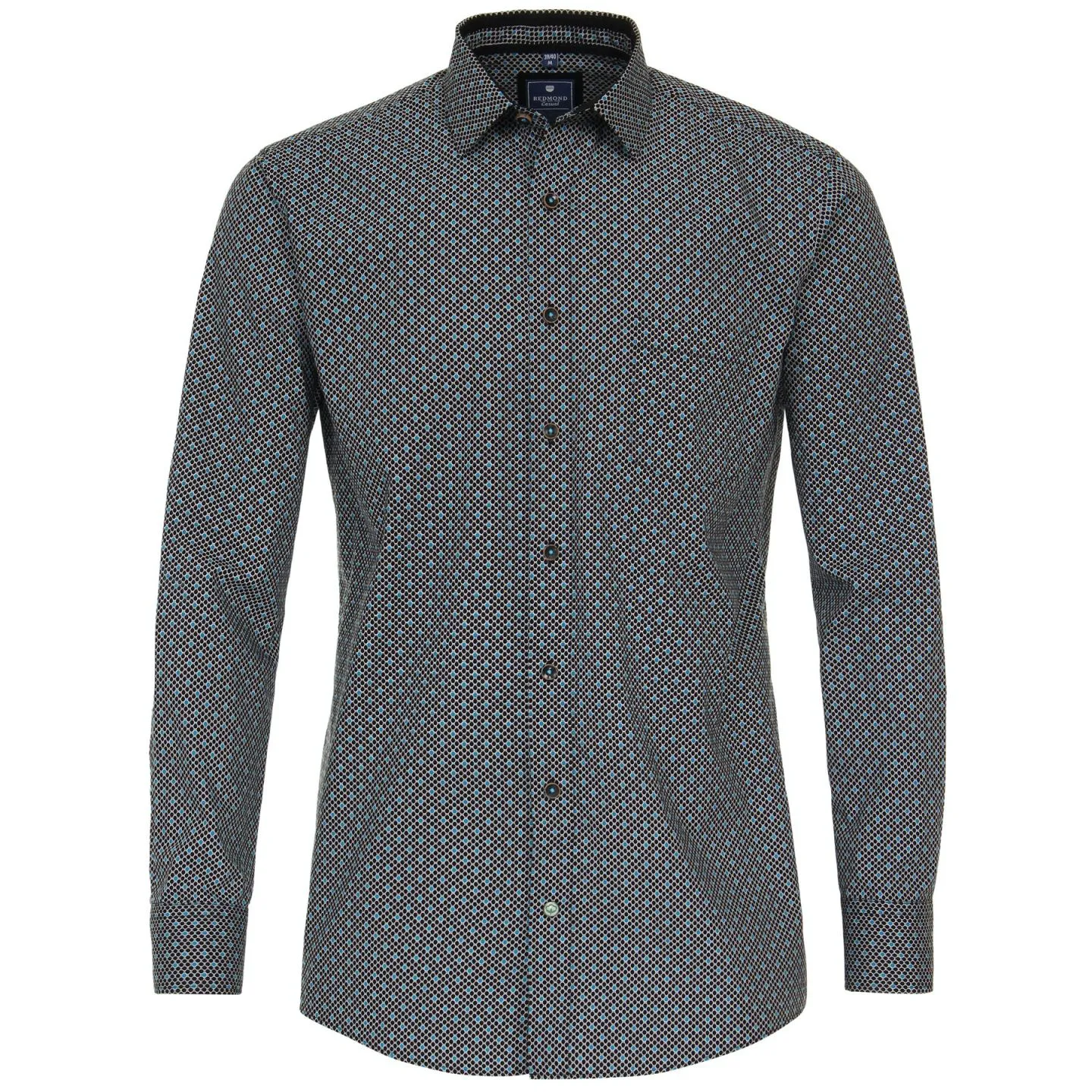 Printed Big Size Shirt for Men REDMOND - Sizes 3XL-6XL Available | Stylish Polka Dots
