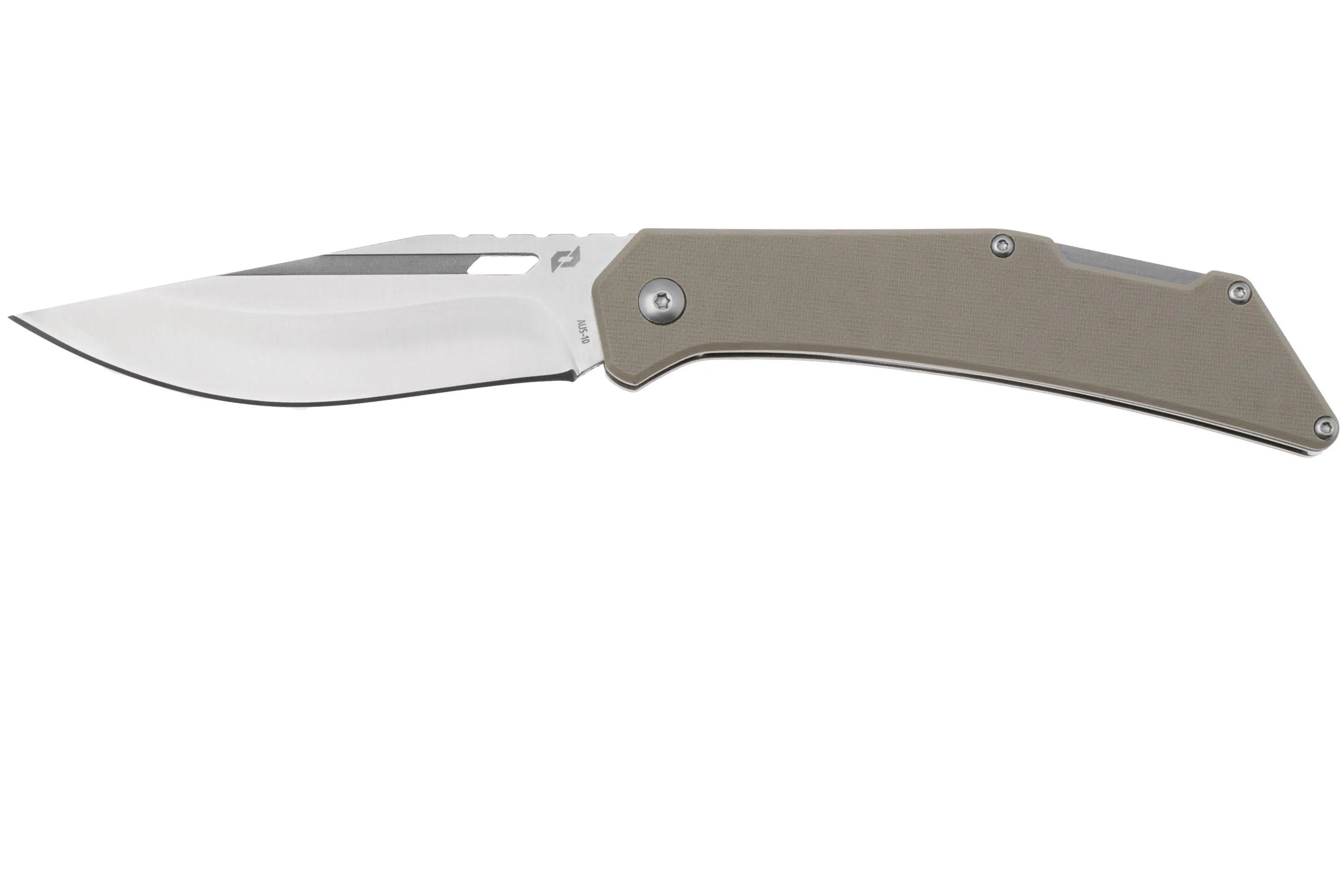Schrade Slingshot 1159301, Tan G10, couteau de poche