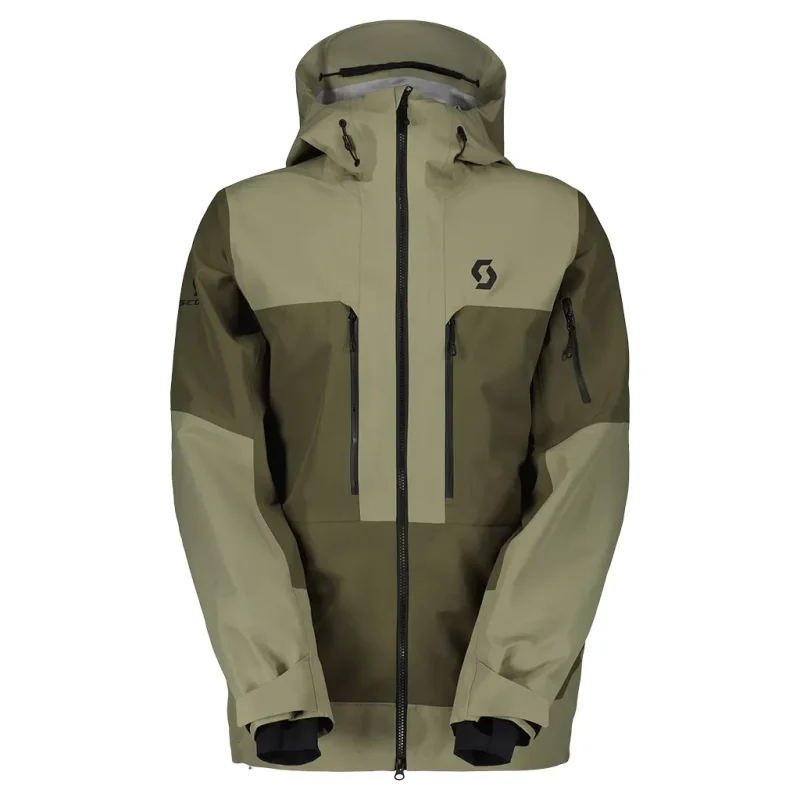 SCOTT Vertic Ripstop 3 Layer Veste /dust gris douglas vert 2024-2025 Veste de Ski Non doublée Rando