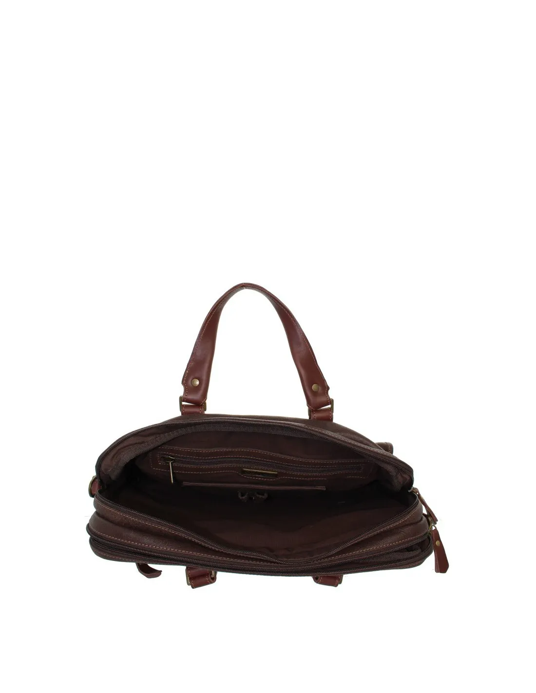 Serviette Arthur et Aston en cuir ref_ast41119-c-châtaigne