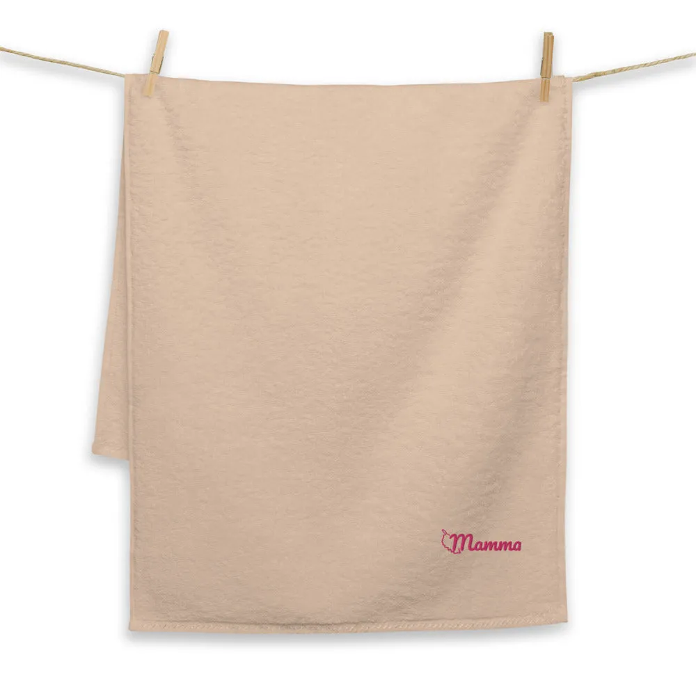 Serviette de bain grande taille Mamma