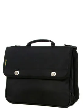 Serviette Elite Esprit 38 cm  2 compartiments Noir  1657Noir  