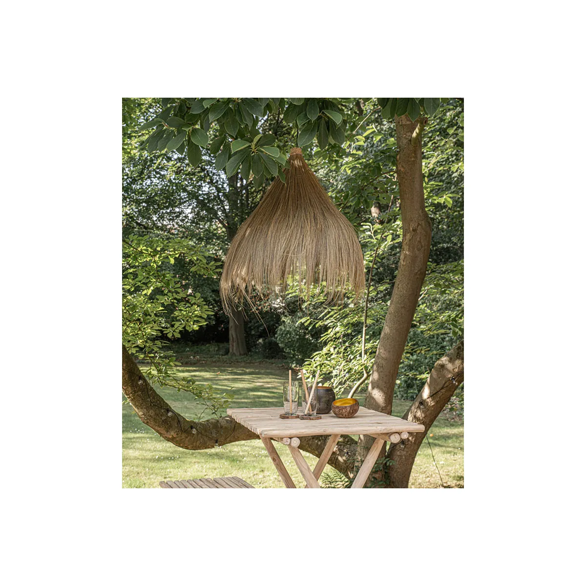 Suspension Bohème Chic Naturel En Herbes Séchées L Bazar Bizar à -20%