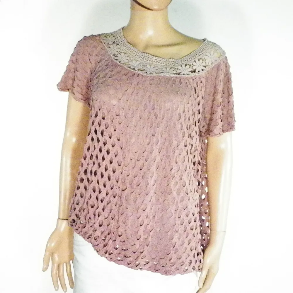 T-Shirt Femme Rose Taille Estimée L.