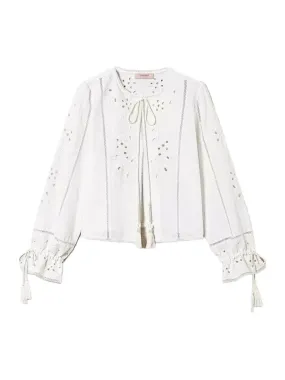 TWINSET Veste Femme 241TT2010 00001 Blanc