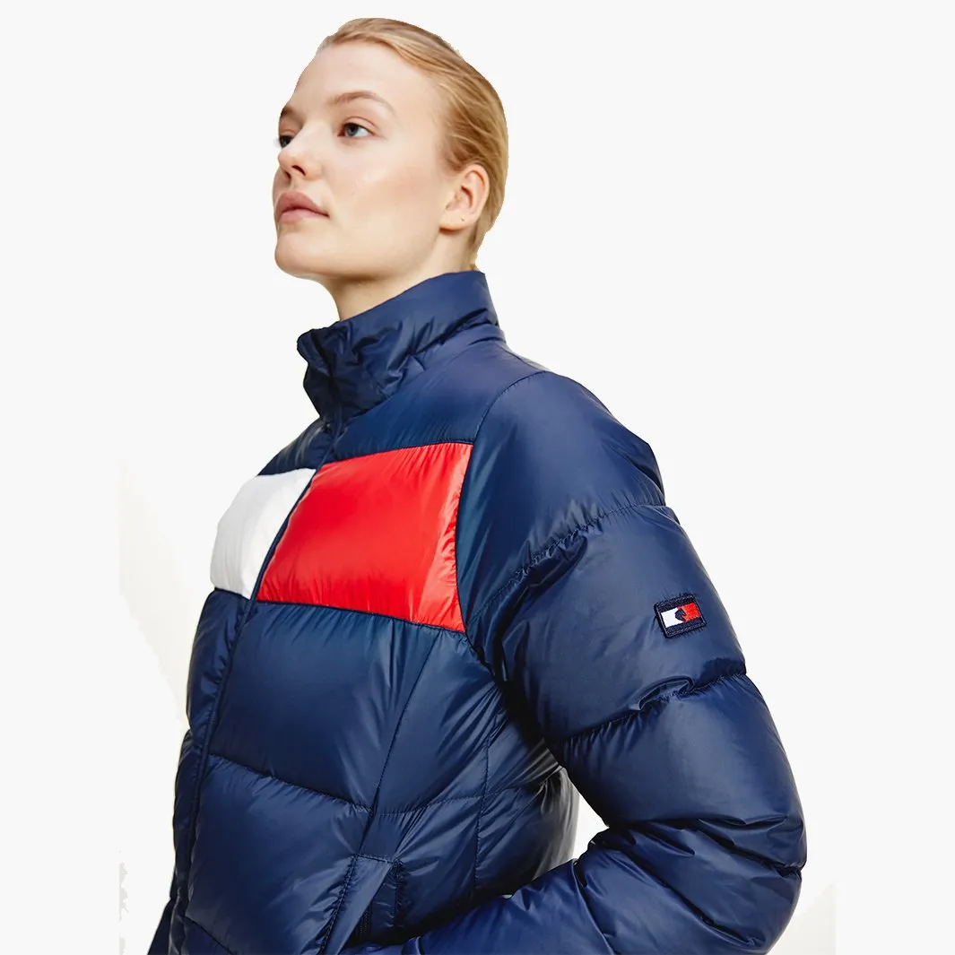 VESTE EN DUVET FEMME TH STYLE DESERT SKY | TOMMY HILFIGER EQUESTRIAN