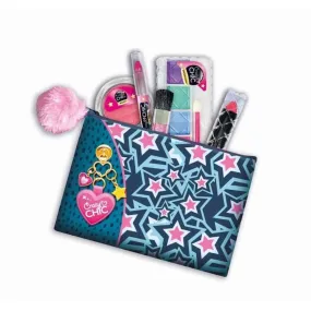 Washable Fabric Children's Makeup Kit - Clementoni Crazy Chic - Contains 5 White Makeup Products - Clementoni.